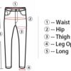 Black Baggy Cargo Jeans Trousers Men Casual Wide leg Jogging