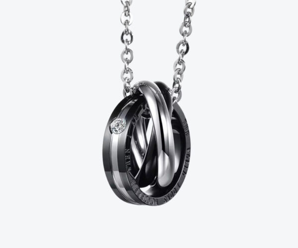 Couples Pendant Necklace Set