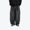 Black Baggy Cargo Jeans Trousers Men Casual Wide leg Jogging