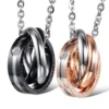 Couples Pendant Necklace Set