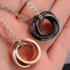 Couples Pendant Necklace Set