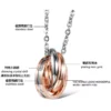 Couples Pendant Necklace Set