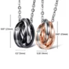 Couples Pendant Necklace Set